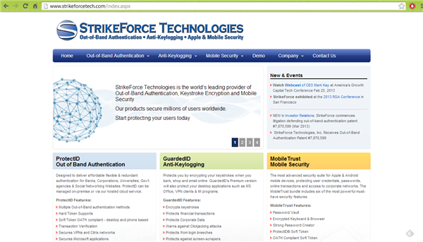 StrikeForce Technologies